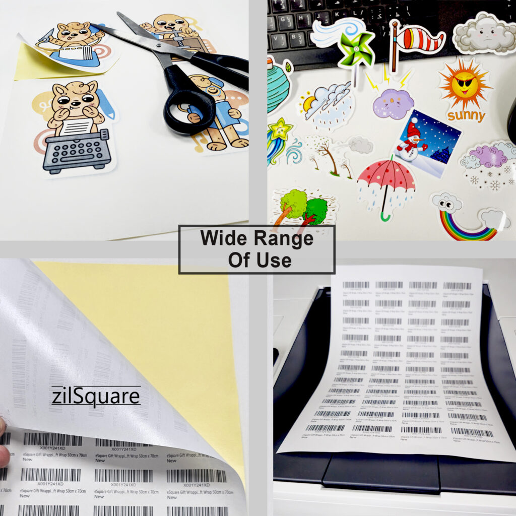 sticker paper for labels