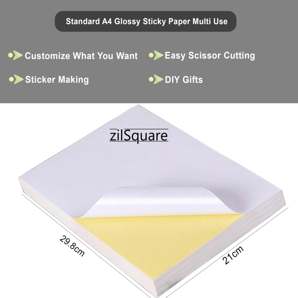 a4 adhesive paper