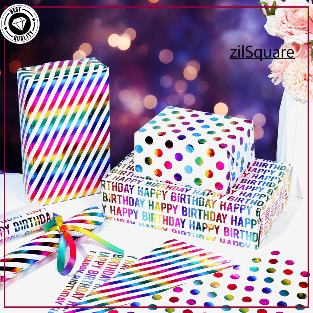 christmas wrapping paper roll
